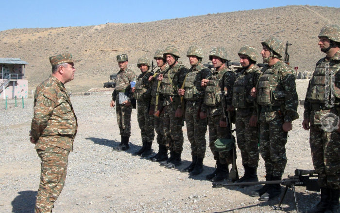 Начальник Генерального штаба ВС Армении посетил воинские части 