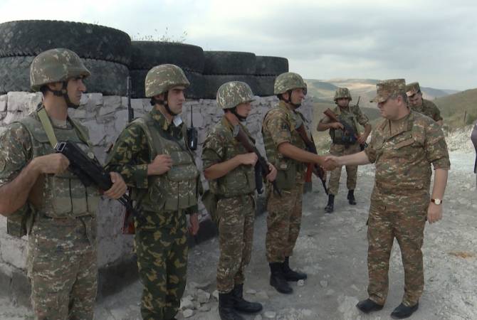 Представители военных ведомств Армении и Арцаха посетили ряд воинских частей 
