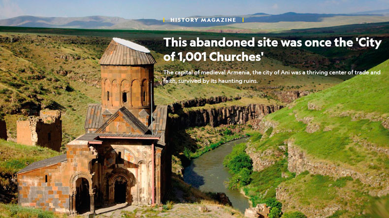 «Город тысячи и одной церкви»: статья National Geographic о древней армянской столице Ани 