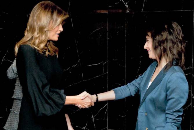 Супруга премьер-министра Армении встретилась с Меланьей Трамп 