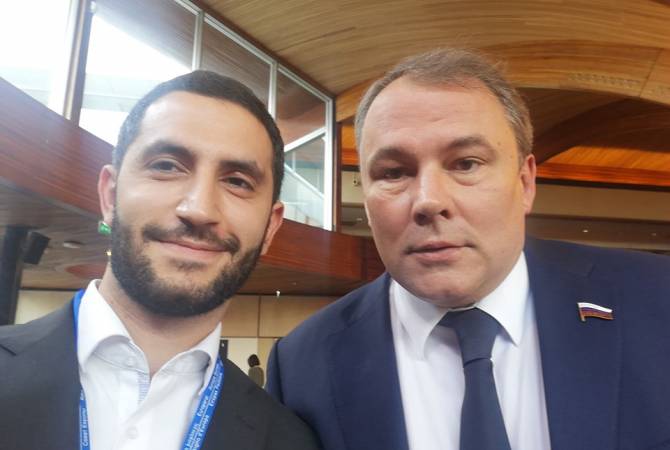 Руководитель армянской делегации в ПАСЕ встретился с главой российской делегации 