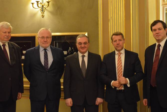 Глава МИД Армении обсудил с сопредседателями МГ ОБСЕ региональные развития 