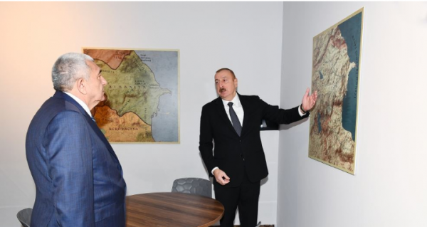 Ильхам Алиев разозлился, не найдя на «древнеазербайджанской» карте Азербайджан 