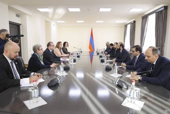 Глава МИД принял руководителя миссии наблюдательных возможностей ЕС в Армении 