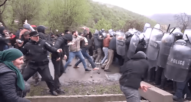 Чеченцы напали на грузинских полицейских в Панкисском ущелье 