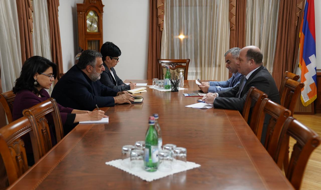Рубен Варданян принял главу миссии МККК в Нагорном Карабахе 