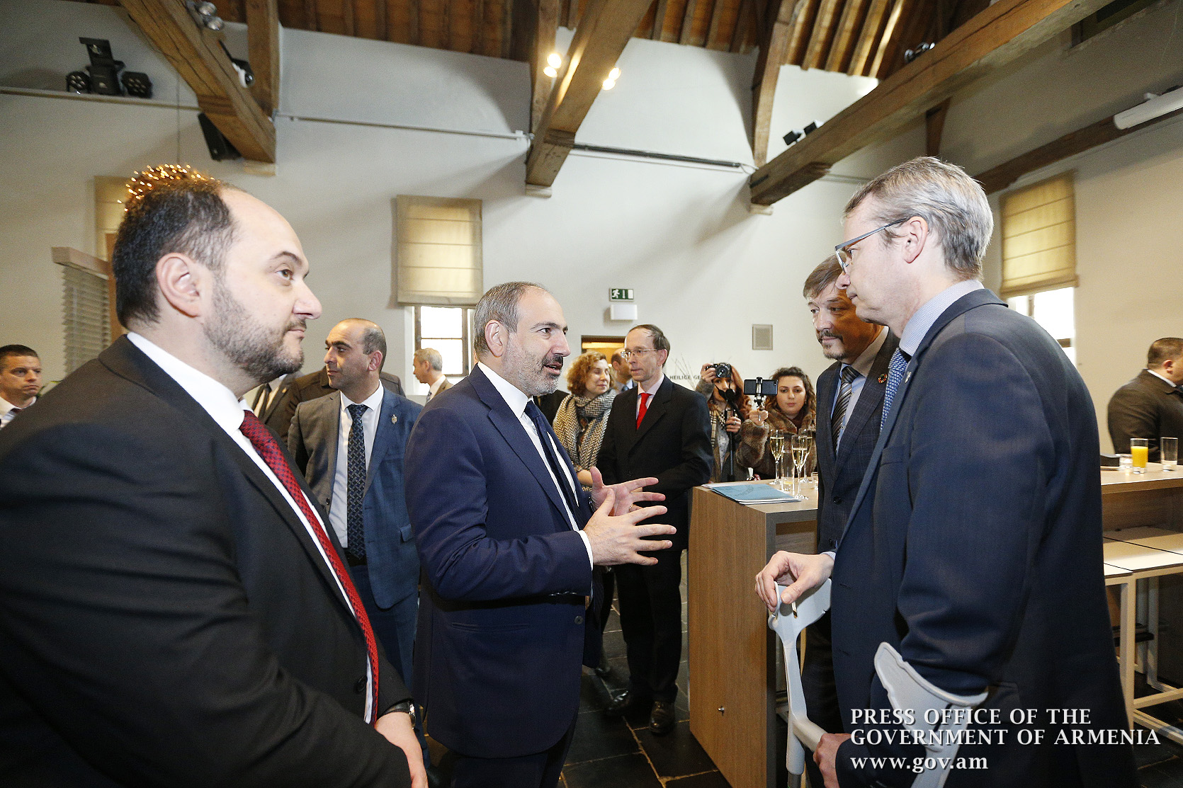 Премьер-министр Армении посетил университет города Левен в Бельгии 