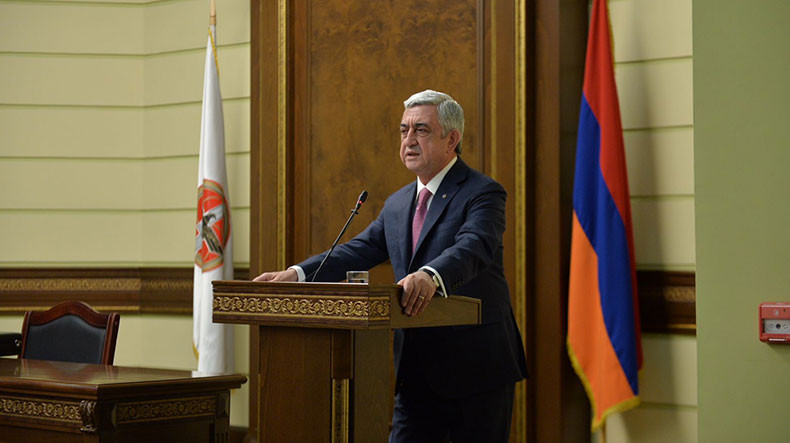Серж Саргсян встретился с новыми членами Республиканской партии Армении 