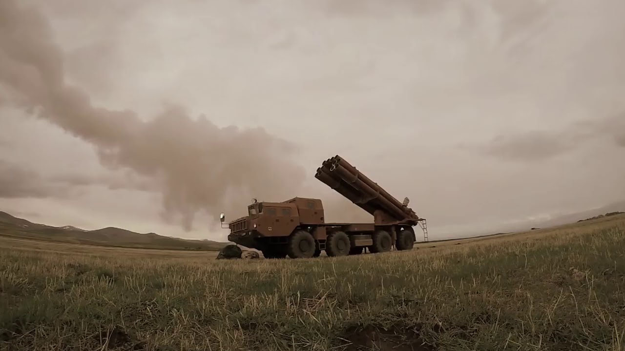 Вооруженные силы Армении в рамках учений применили реактивную систему залпового огня «Смерч» 