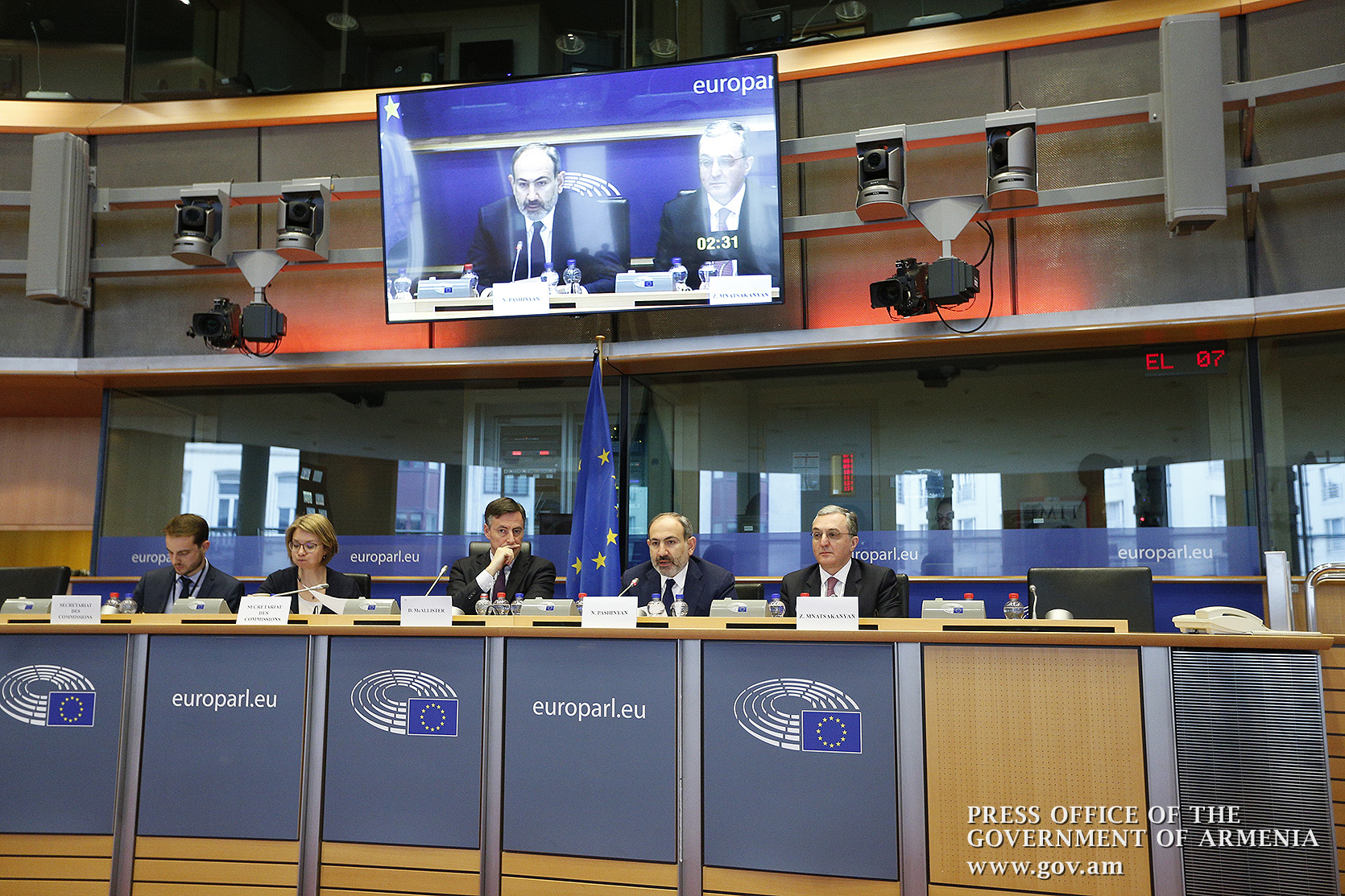 Речь Никола Пашиняна в Комитете по внешним связям Европарламента 