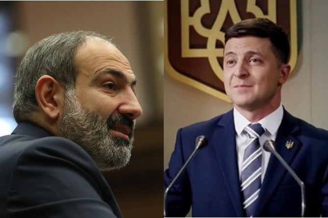 Премьер Армении поздравил Зеленского и пригласил в Ереван 