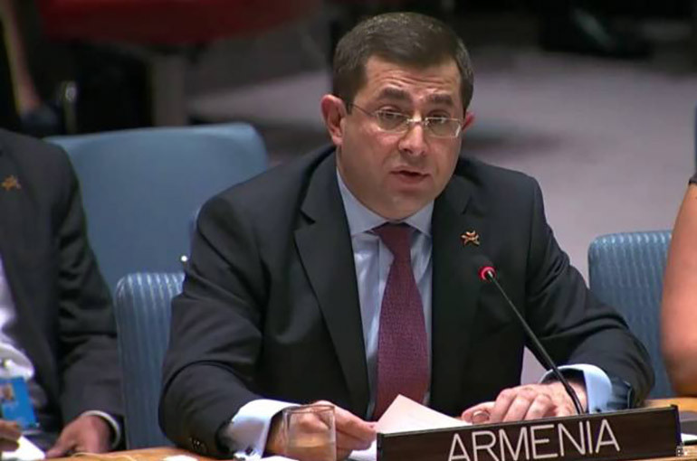 Постоянный представитель Армении в ООН обратил внимание Совета Безопасности на преднамеренное нацеливание Азербайджана на гражданское население Нагорного Карабаха и Армении 