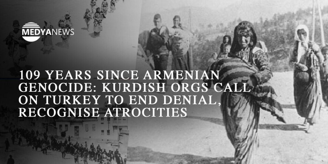 Прокурдские партии и организации Турции призвали Анкару прекратить политику отрицания Геноцида армян 