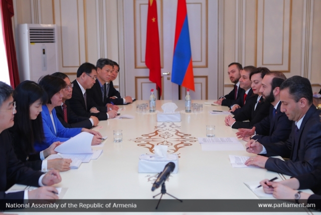Делегация китайских парламентариев посетила Армению 