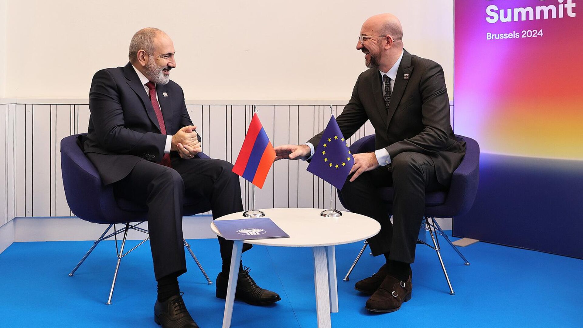 Пашинян и Мишель в Брюсселе обсудили армяно-азербайджанский процесс 