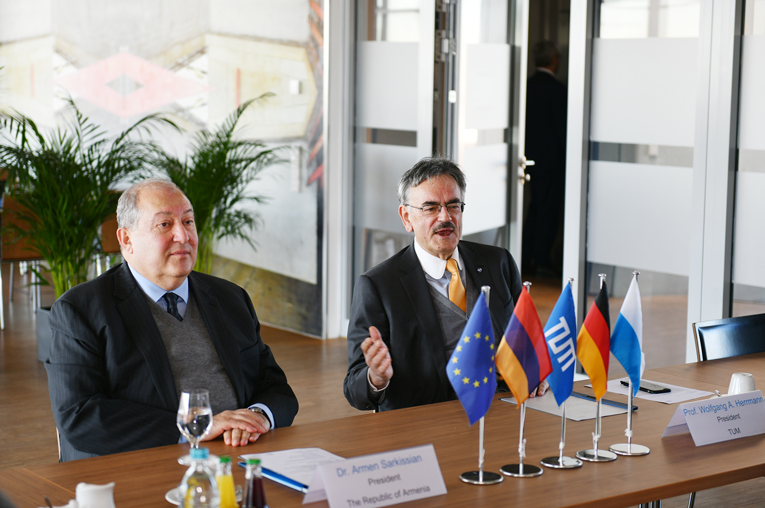 Президент Армении посетил Мюнхенский технический университет 
