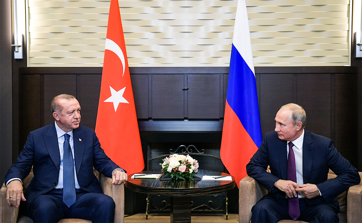 Путин и Эрдоган обсуждают в Сочи ситуацию в Сирии и двустороннее сотрудничество 