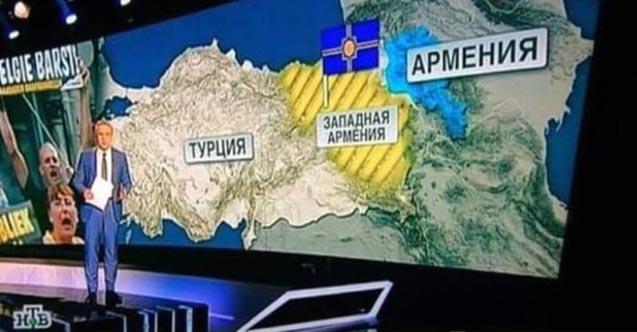 Карта Западной Армении, показанная в эфире НТВ, вызвала недовольство в Турции 