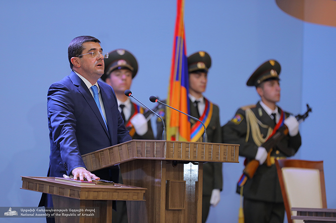 Араик Арутюнян во время инаугурации: «Арцах – это Армения и точка»  