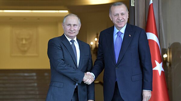 Встреча Путина и Эрдогана завершилась 