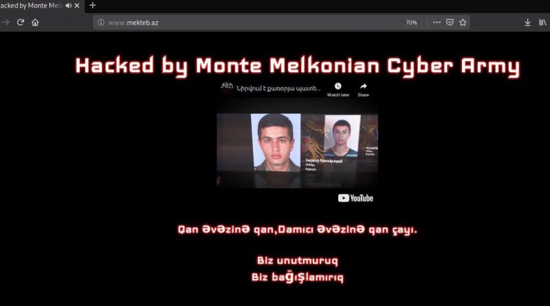 Армянские хакеры взломали ряд азербайджанских сайтов в связи с годовщиной Апрельских боев 