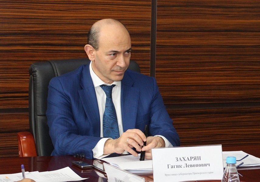 Вице-губернатор Приморья Гагик Захарян ушел в отставку 