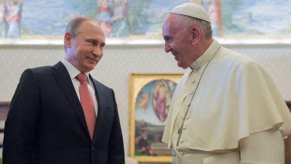 Путин в шестой раз прибыл в Ватикан и обсудил с Папой украинский и сирийский кризисы 