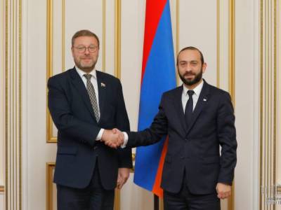 Спикер парламента Армении принял Константина Косачева. Стороны довольны сотрудничеством 