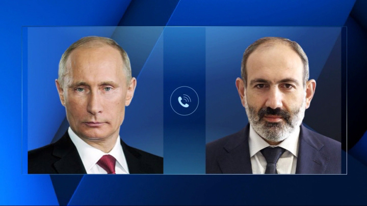 Пашинян в разговоре с Путиным выразил обеспокоенность в связи тем, что Азербайджан не полностью выполняет требования совместного заявления 