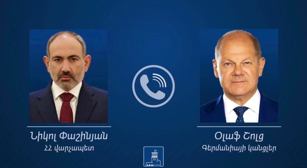 Пашинян и Шольц обсудили двусторонние отношения и Южный Кавказ 