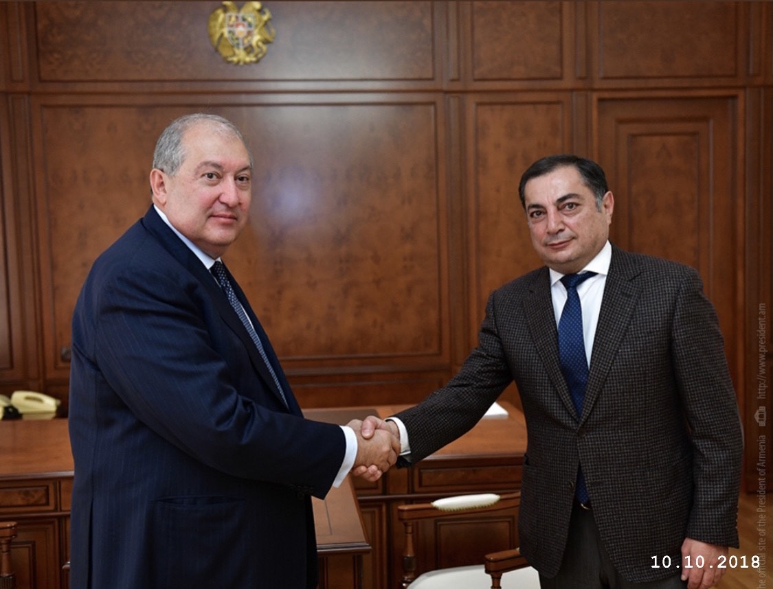 Президент Армении провел переговоры с представителем РПА 