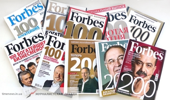 Forbes опубликовал список богатейших россиян 