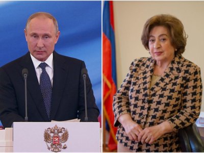 СМИ: Путин встретился с Беллой Кочарян 
