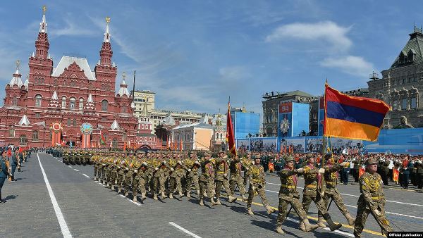 75 военнослужащих ВС Армении прибыли в Москву для участия в Параде Победы 