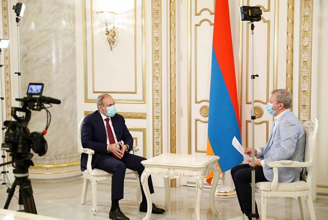 Интервью РБК. Пашинян считает действия азербайджанцев попыткой превратить РФ в арену межэтнических столкновений 