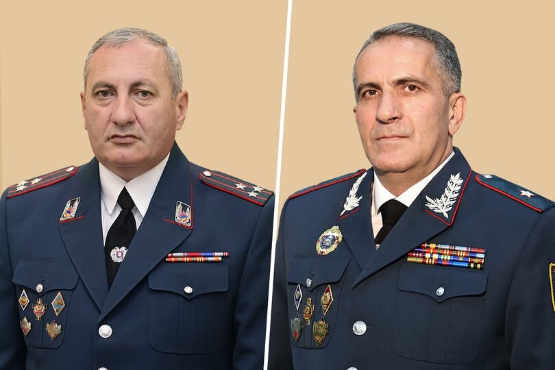 Камо Цуцулян назначен начальником полиции, Арам Казарян – директором Службы спасения Министерства внутренних дел 