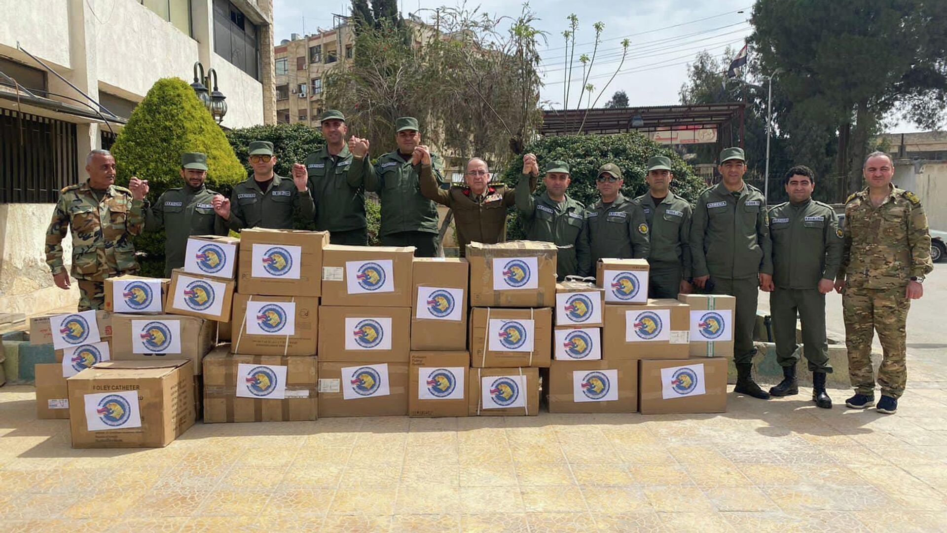 Армянская миссия в Сирии передала больницам Алеппо 4 тонны помощи 