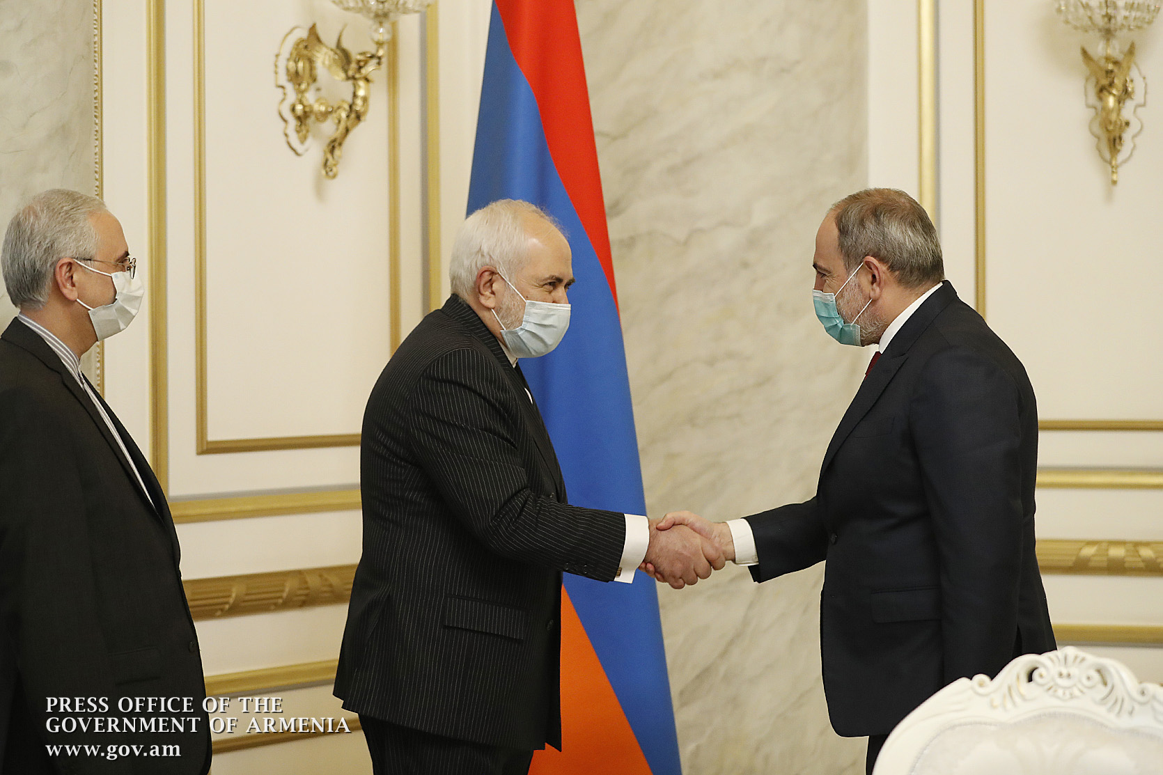 Пашинян принял министра иностранных дел Ирана 