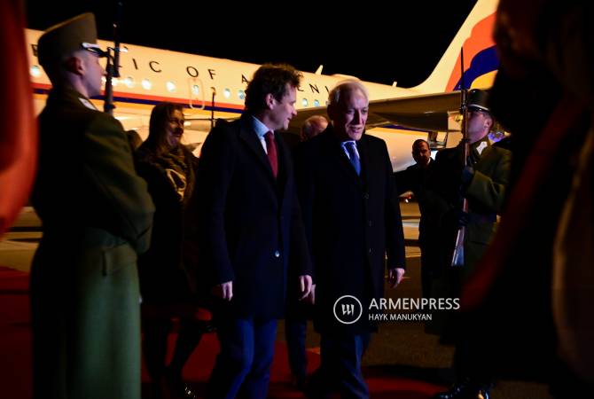 Первый после восстановления дипотношений визит на высшем уровне: президент Армении прибыл в Венгрию 