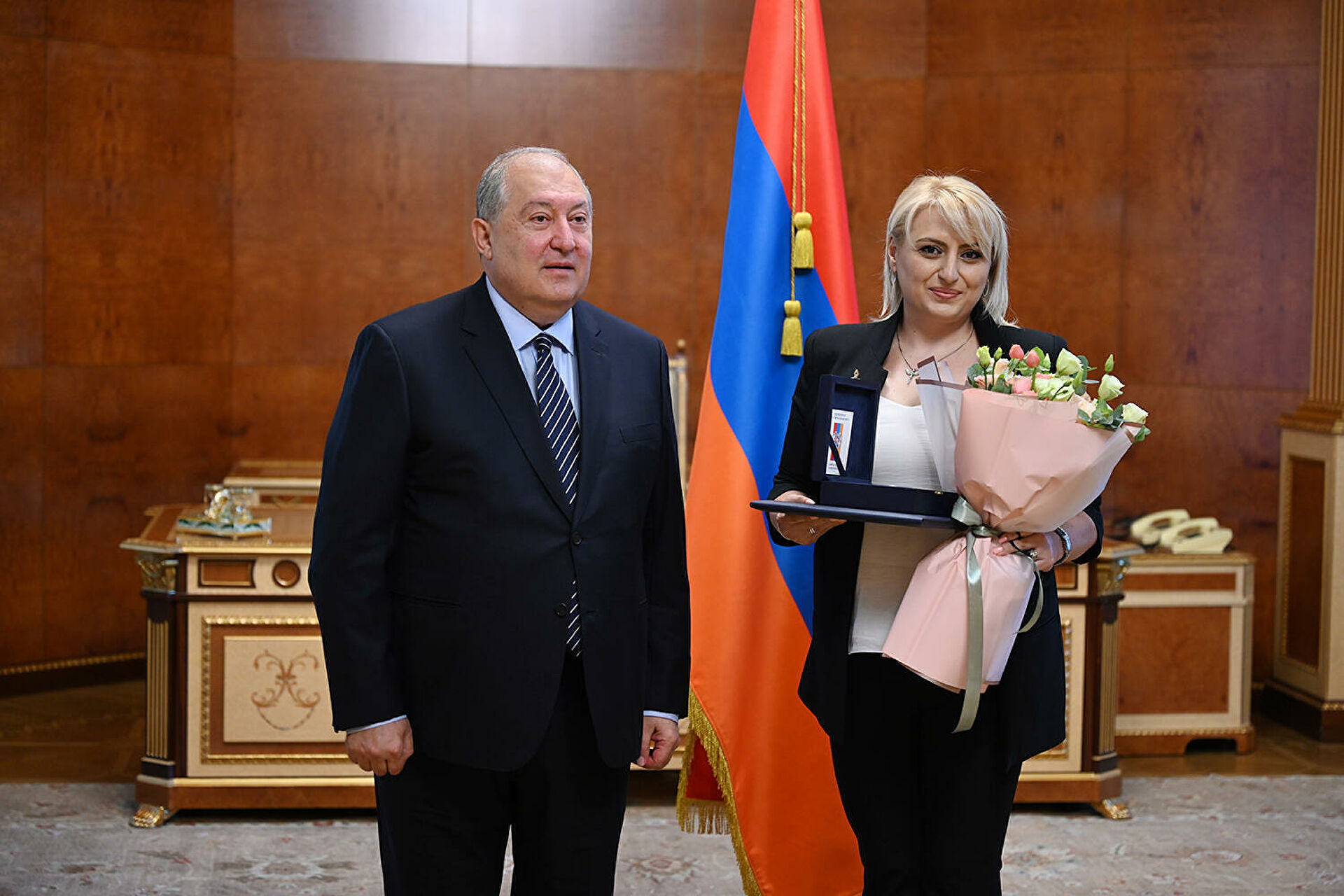 Чемпионка Европы 2021 года, гроссмейстер Элина Даниелян указом президента Армении награждена медалью "За заслуги перед Отечеством" II степени 