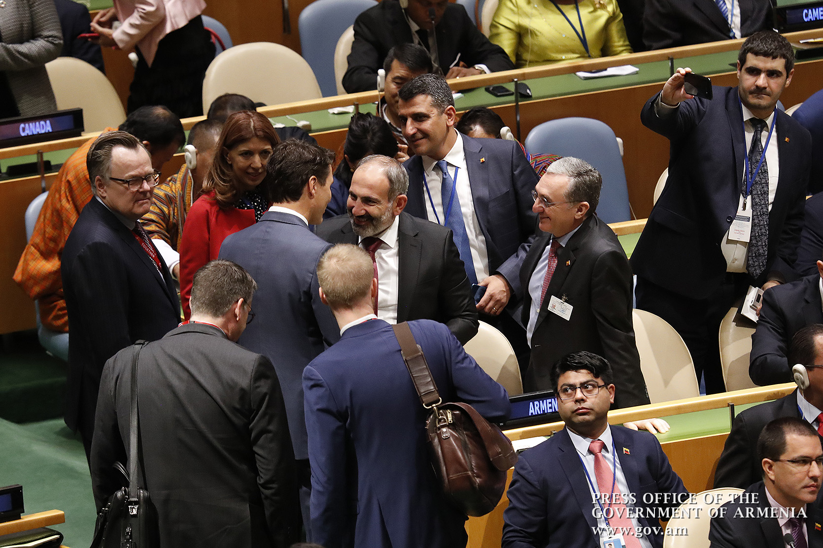 Премьер-министр Армении выступил с речью на Саммите мира памяти Нельсона Манделы 