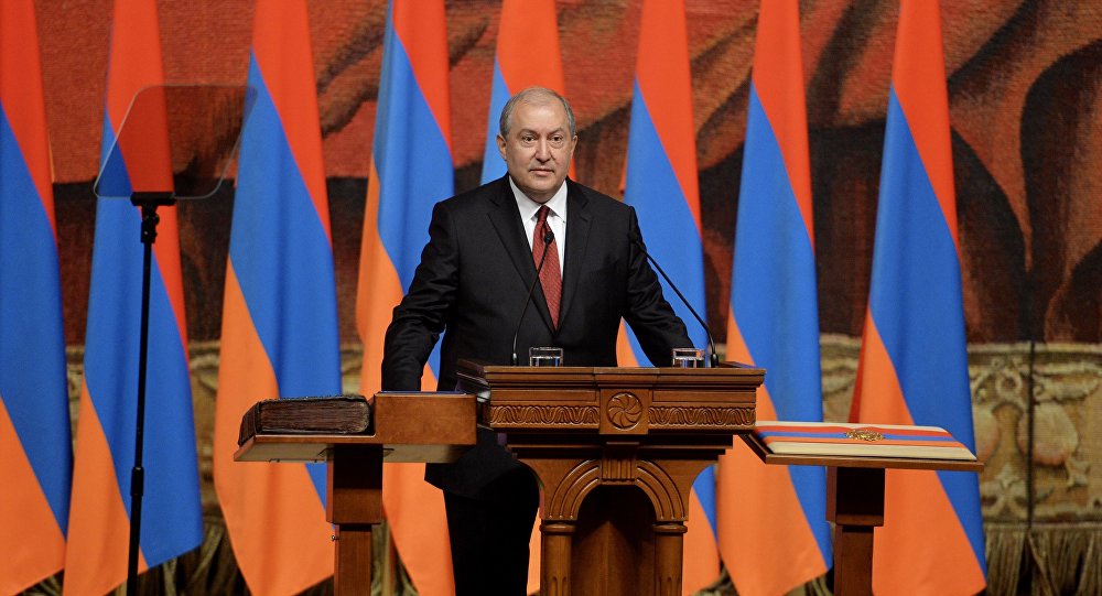 Официальный сайт армянского президента обновлен 