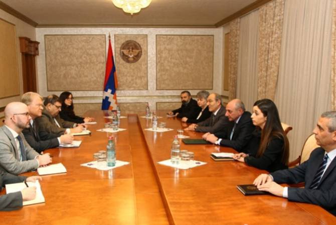 Бако Саакян принял делегацию Европарламента  