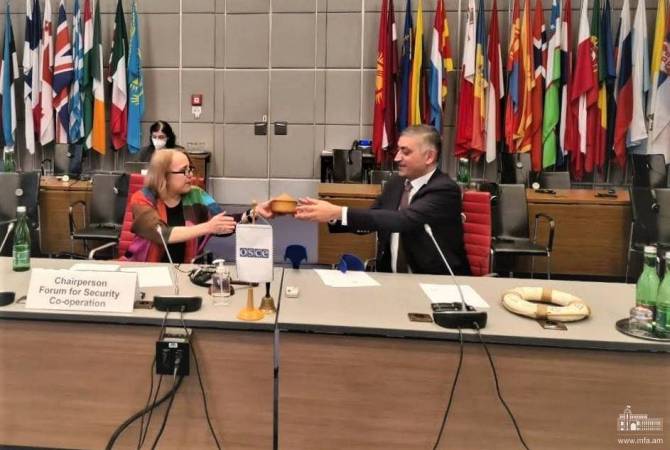 Армении передано председательство в Форуме по безопасности ОБСЕ 
