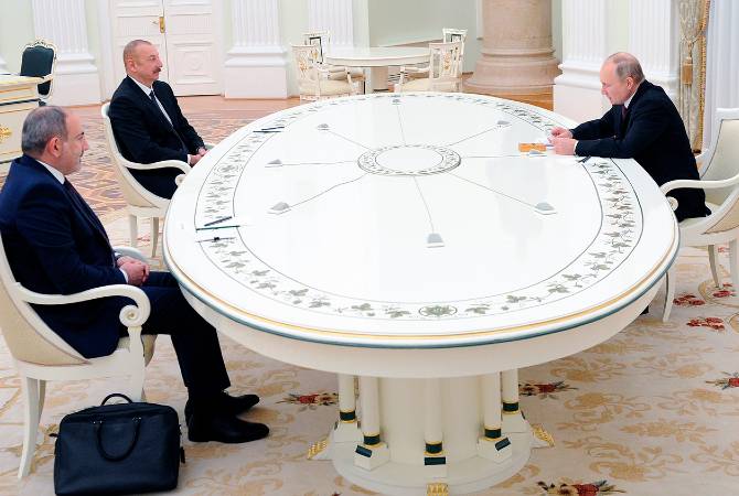 Кремль опубликовал повестку трехсторонней встречи глав Армении, России и Азербайджана, которая состоится в Сочи 