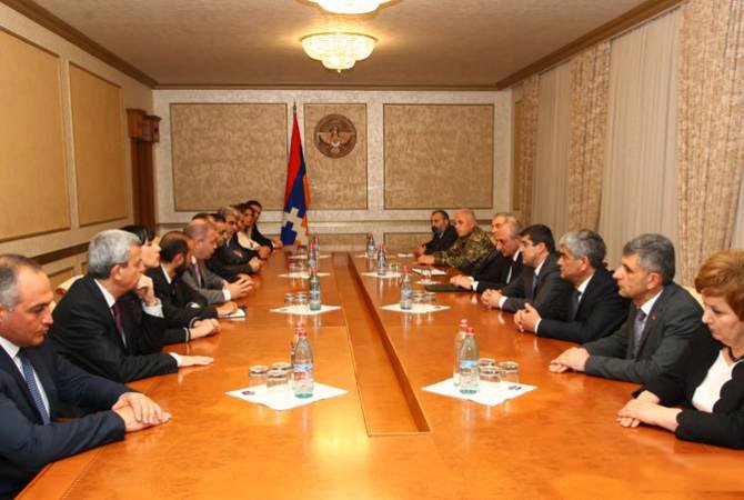 Бако Саакян принял делегацию Национального собрания Республики Армения 