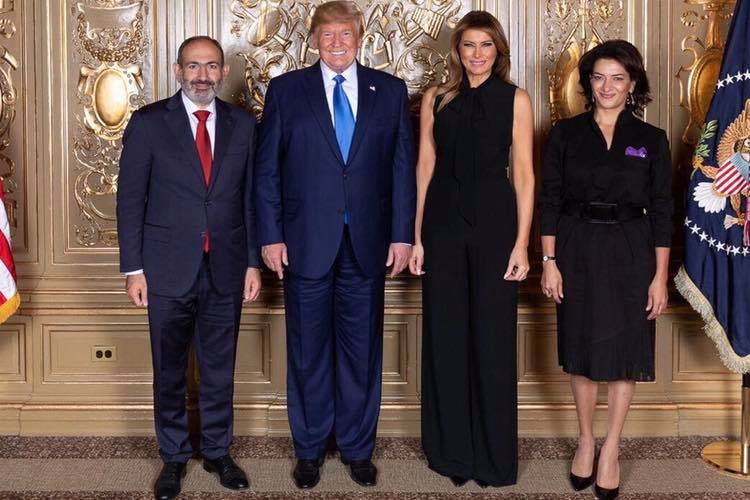 Опубликована совместная фотография Трампа и Пашиняна 