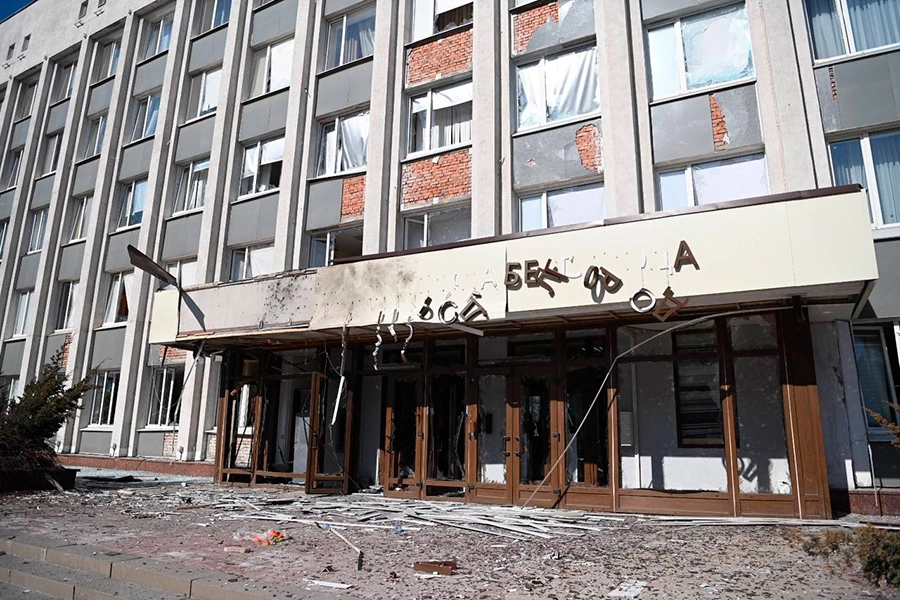 В здание администрации Белгорода врезался беспилотник   