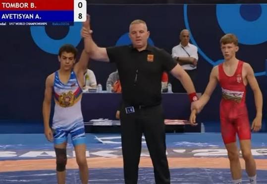 Арарат Аветисян принес Армении первую медаль на чемпионате мира U17 в Баку 