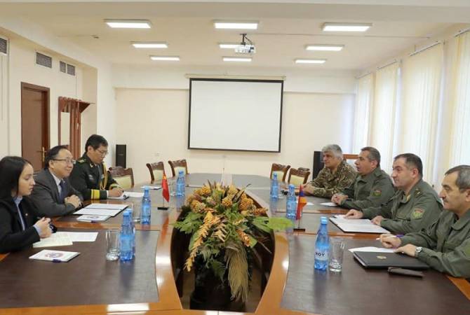 Начальник Генштаба ВС Армении и посол Китая выразили готовность продолжить сотрудничество 